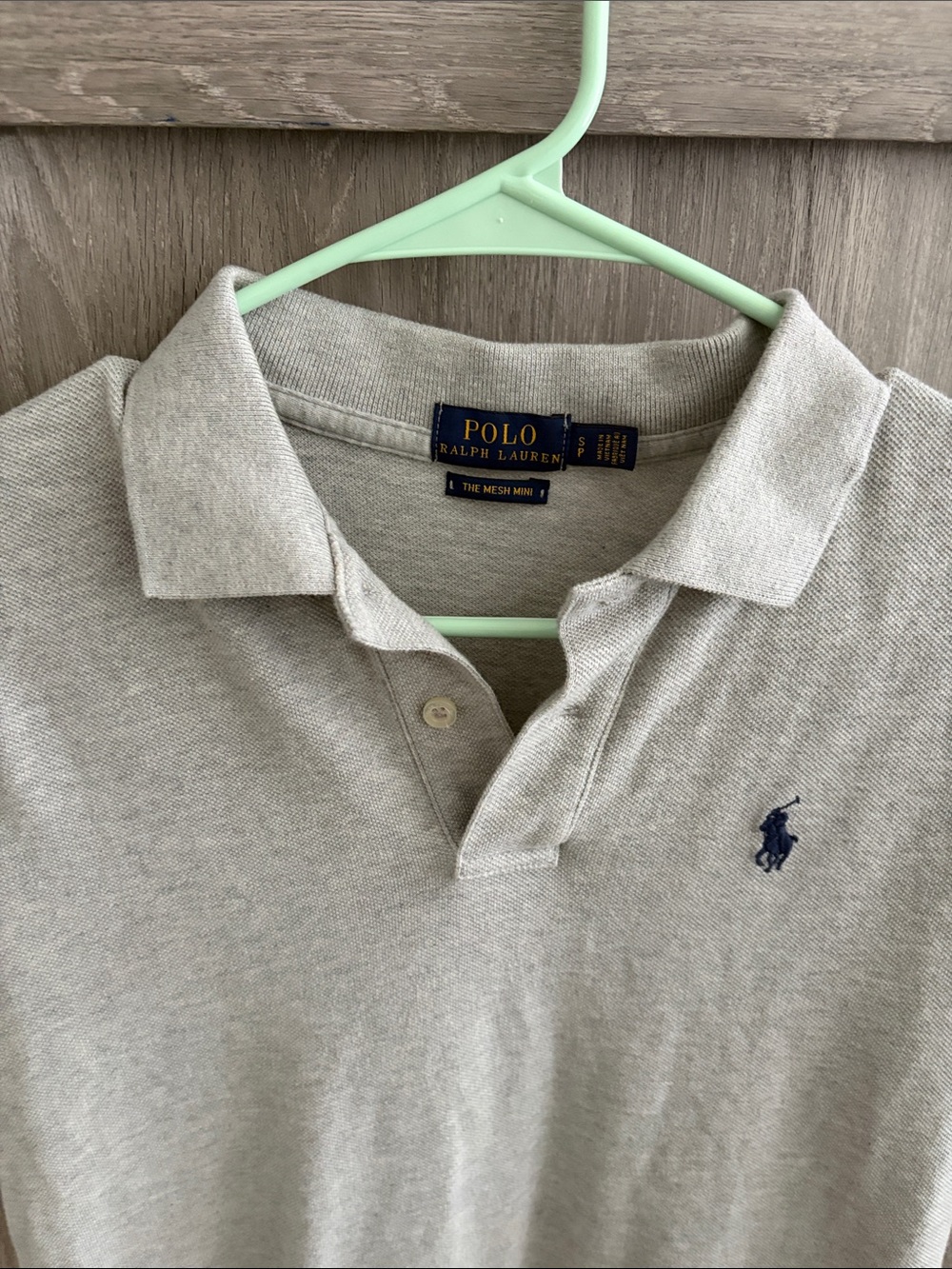 Grey Ralph Lauren Mesh Mini - Picture 3 of 4